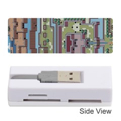 Arcade Game Retro Pattern Memory Card Reader (stick) by Cemarart