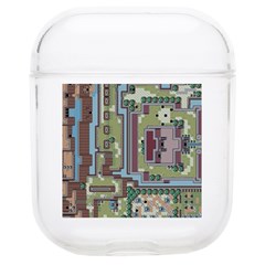 Arcade Game Retro Pattern Soft Tpu Airpods 1/2 Case by Cemarart