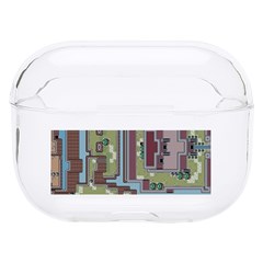 Arcade Game Retro Pattern Hard Pc Airpods Pro Case by Cemarart