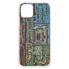 Arcade Game Retro Pattern Iphone 12/12 Pro Tpu Uv Print Case by Cemarart