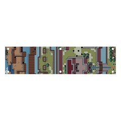 Arcade Game Retro Pattern Banner And Sign 4  X 1  by Cemarart