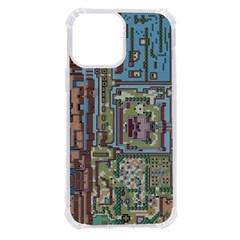 Arcade Game Retro Pattern Iphone 13 Pro Max Tpu Uv Print Case by Cemarart