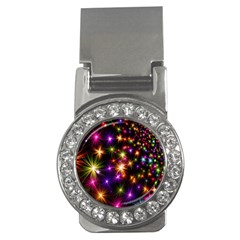 Star Colorful Christmas Xmas Abstract Money Clips (cz)  by Cemarart