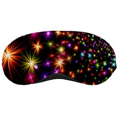 Star Colorful Christmas Xmas Abstract Sleep Mask by Cemarart