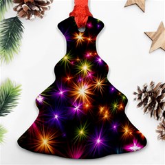 Star Colorful Christmas Xmas Abstract Ornament (christmas Tree)  by Cemarart