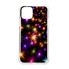 Star Colorful Christmas Xmas Abstract Iphone 11 Pro 5 8 Inch Tpu Uv Print Case by Cemarart