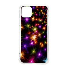 Star Colorful Christmas Xmas Abstract Iphone 11 Pro Max 6 5 Inch Tpu Uv Print Case by Cemarart