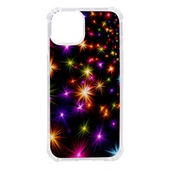 Star Colorful Christmas Xmas Abstract Iphone 14 Tpu Uv Print Case by Cemarart