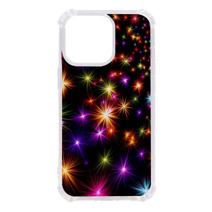 Star Colorful Christmas Xmas Abstract iPhone 13 Pro TPU UV Print Case