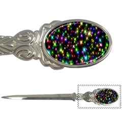 Star Colorful Christmas Abstract Letter Opener by Cemarart