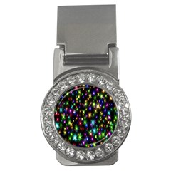 Star Colorful Christmas Abstract Money Clips (cz)  by Cemarart