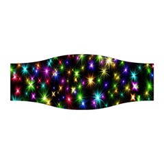 Star Colorful Christmas Abstract Stretchable Headband by Cemarart