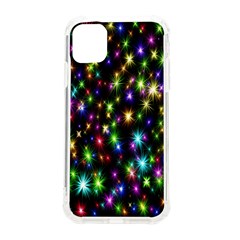 Star Colorful Christmas Abstract Iphone 11 Tpu Uv Print Case by Cemarart