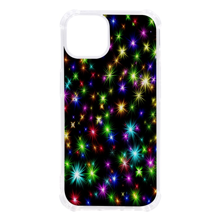 Star Colorful Christmas Abstract iPhone 13 TPU UV Print Case