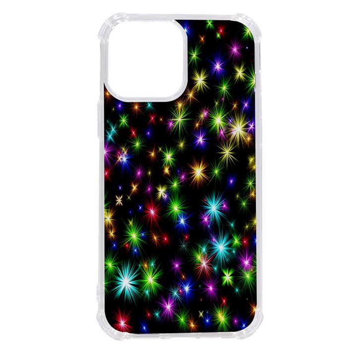 Star Colorful Christmas Abstract iPhone 13 Pro Max TPU UV Print Case