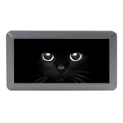 Black Cat Face Memory Card Reader (mini) by Cemarart