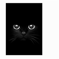 Black Cat Face Large Garden Flag (two Sides) by Cemarart