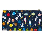 Big Set Cute Astronauts Space Planets Stars Aliens Rockets Ufo Constellations Satellite Moon Rover Pencil Case Back