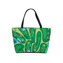 Golf Course Par Golf Course Green Classic Shoulder Handbag by Cemarart