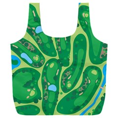 Golf Course Par Golf Course Green Full Print Recycle Bag (xxxl) by Cemarart