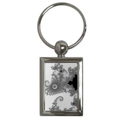 Males Mandelbrot Abstract Almond Bread Key Chain (rectangle) by Cemarart