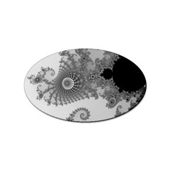 Males Mandelbrot Abstract Almond Bread Sticker (oval) by Cemarart