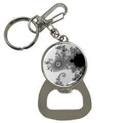 Males Mandelbrot Abstract Almond Bread Bottle Opener Key Chain by Cemarart