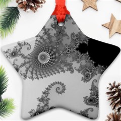 Males Mandelbrot Abstract Almond Bread Star Ornament (two Sides) by Cemarart