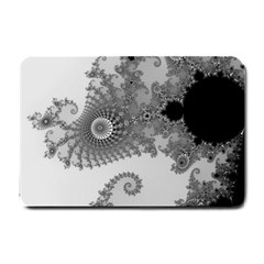 Males Mandelbrot Abstract Almond Bread Small Doormat by Cemarart