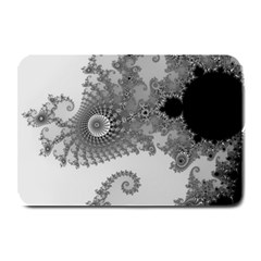 Males Mandelbrot Abstract Almond Bread Plate Mats by Cemarart