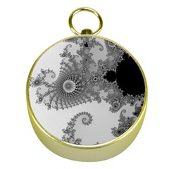 Males Mandelbrot Abstract Almond Bread Gold Compasses by Cemarart