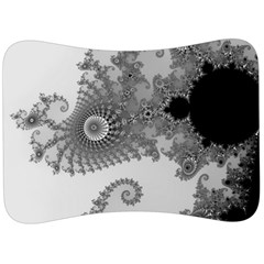 Males Mandelbrot Abstract Almond Bread Velour Seat Head Rest Cushion by Cemarart