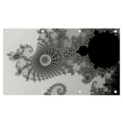 Males Mandelbrot Abstract Almond Bread Banner And Sign 7  X 4  by Cemarart