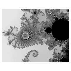 Males Mandelbrot Abstract Almond Bread Premium Plush Fleece Blanket (medium) by Cemarart