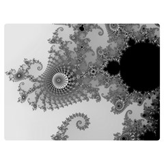 Males Mandelbrot Abstract Almond Bread Premium Plush Fleece Blanket (extra Small) by Cemarart