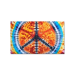 Tie Dye Peace Sign Sticker Rectangular (10 Pack) by Cemarart