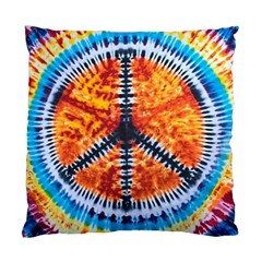 Tie Dye Peace Sign Standard Cushion Case (one Side) by Cemarart