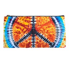 Tie Dye Peace Sign Pencil Case by Cemarart