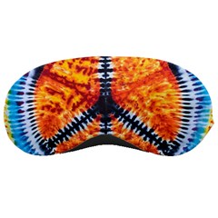 Tie Dye Peace Sign Sleep Mask by Cemarart