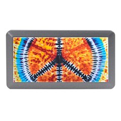 Tie Dye Peace Sign Memory Card Reader (mini) by Cemarart