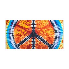 Tie Dye Peace Sign Yoga Headband by Cemarart