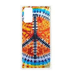 Tie Dye Peace Sign Samsung Galaxy Note 20 Tpu Uv Case by Cemarart