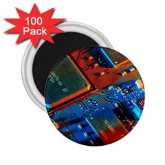 Gray Circuit Board Electronics Electronic Components Microprocessor 2.25  Magnets (100 pack) 