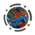 Gray Circuit Board Electronics Electronic Components Microprocessor Poker Chip Card Guard Front