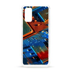 Gray Circuit Board Electronics Electronic Components Microprocessor Samsung Galaxy S20 6.2 Inch TPU UV Case