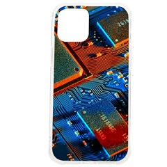 Gray Circuit Board Electronics Electronic Components Microprocessor iPhone 12 Pro max TPU UV Print Case