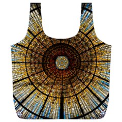 Barcelona Stained Glass Window Full Print Recycle Bag (xl) by Cemarart