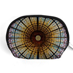 Barcelona Stained Glass Window Accessory Pouch (medium) by Cemarart