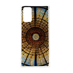 Barcelona Stained Glass Window Samsung Galaxy Note 20 Tpu Uv Case by Cemarart