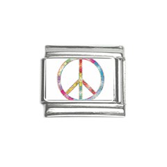 Flourish Decorative Peace Sign Italian Charm (9mm) by Cemarart